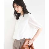 カシュクールデザインブラウス/接触冷感/速乾/洗える/WEB限定サイズあり | OFUON | 詳細画像2 