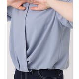 カシュクールデザインブラウス/接触冷感/速乾/洗える/WEB限定サイズあり | OFUON | 詳細画像20 