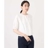 カシュクールデザインブラウス/接触冷感/速乾/洗える/WEB限定サイズあり | OFUON | 詳細画像23 