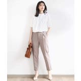 カシュクールデザインブラウス/接触冷感/速乾/洗える/WEB限定サイズあり | OFUON | 詳細画像5 