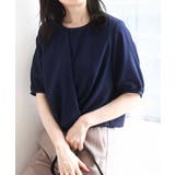 カシュクールデザインブラウス/接触冷感/速乾/洗える/WEB限定サイズあり | OFUON | 詳細画像6 