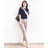 カシュクールデザインブラウス/接触冷感/速乾/洗える/WEB限定サイズあり | OFUON | 詳細画像7 