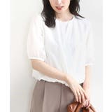 ホワイト | カシュクールデザインブラウス/接触冷感/速乾/洗える/WEB限定サイズあり | OFUON