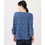 総柄フレアースリーブブラウス/洗える/WEB限定サイズあり | OFUON | 詳細画像16 