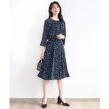 総柄フレアースリーブブラウス/洗える/WEB限定サイズあり | OFUON | 詳細画像6 