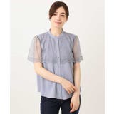 レース切替半袖ブラウス UVカット 接触冷感 | OFUON | 詳細画像24