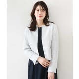 [セットアップ対応]ツイードノーカラージャケット/WEB限定 | OFUON | 詳細画像10 