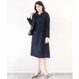 [セットアップ対応]ツイードノーカラージャケット/WEB限定 | OFUON | 詳細画像4 