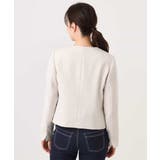 [セットアップ対応]ライトラブルクロス カラーレスジャケット 洗える | OFUON | 詳細画像18 