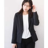 [セットアップ対応]ライトラブルクロス テーラードジャケット 洗える | OFUON | 詳細画像1 
