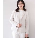 [セットアップ対応]ライトラブルクロス テーラードジャケット 洗える | OFUON | 詳細画像10 