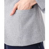 [セットアップ対応]ライトシャンブレー カラーレスジャケット/洗える | OFUON | 詳細画像18 