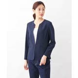 [セットアップ対応]ライトシャンブレー カラーレスジャケット/洗える | OFUON | 詳細画像23 