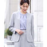 [セットアップ対応]ライトシャンブレー カラーレスジャケット/洗える | OFUON | 詳細画像6 