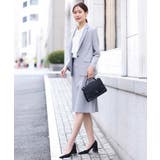 [セットアップ対応]ライトシャンブレー テーラードジャケット/洗える | OFUON | 詳細画像19 