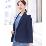 [セットアップ対応]ライトシャンブレー テーラードジャケット/洗える | OFUON | 詳細画像2 