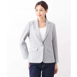 [セットアップ対応]ライトシャンブレー テーラードジャケット/洗える | OFUON | 詳細画像26 