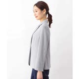 [セットアップ対応]ライトシャンブレー テーラードジャケット/洗える | OFUON | 詳細画像27 