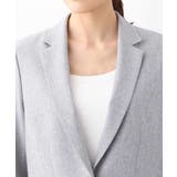 [セットアップ対応]ライトシャンブレー テーラードジャケット/洗える | OFUON | 詳細画像29 