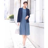 [セットアップ対応]ライトシャンブレー テーラードジャケット/洗える | OFUON | 詳細画像5 