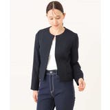 [セットアップ対応]ノーカラージャケット/洗える/WEB限定サイズあり | OFUON | 詳細画像33 