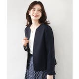 ネイビー | [セットアップ対応]カラーレスジャケット/洗える/WEB限定サイズあり | OFUON