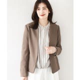 モカ | [セットアップ対応]カラーレスジャケット/洗える/WEB限定サイズあり | OFUON