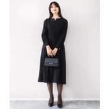 ウールライクベルトデザインワンピース/洗える/WEB限定サイズあり | OFUON | 詳細画像3