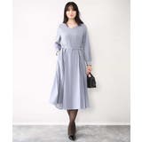 シフォンプリーツデザインワンピース/洗える/WEB限定サイズあり | OFUON | 詳細画像15 