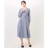 シフォンプリーツデザインワンピース/洗える/WEB限定サイズあり | OFUON | 詳細画像16 