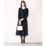 シフォンプリーツデザインワンピース/洗える/WEB限定サイズあり | OFUON | 詳細画像2 