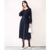 シフォンプリーツデザインワンピース/洗える/WEB限定サイズあり | OFUON | 詳細画像3 