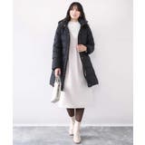 サイドパール調釦デザインVネックジャンパースカート 洗える WEB限定サイズあり | OFUON | 詳細画像11