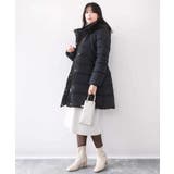 サイドパール調釦デザインVネックジャンパースカート 洗える WEB限定サイズあり | OFUON | 詳細画像12