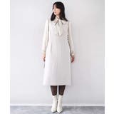 サイドパール調釦デザインVネックジャンパースカート 洗える WEB限定サイズあり | OFUON | 詳細画像14