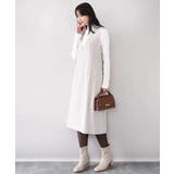 サイドパール調釦デザインVネックジャンパースカート 洗える WEB限定サイズあり | OFUON | 詳細画像7