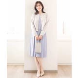 ジオメトリックプリントジャージワンピース/洗える/WEB限定サイズあり | OFUON | 詳細画像10 