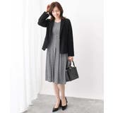 ジオメトリックプリントジャージワンピース/洗える/WEB限定サイズあり | OFUON | 詳細画像19 