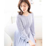 ジオメトリックプリントジャージワンピース/洗える/WEB限定サイズあり | OFUON | 詳細画像2 