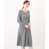 ジオメトリックプリントジャージワンピース/洗える/WEB限定サイズあり | OFUON | 詳細画像20 