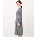 ジオメトリックプリントジャージワンピース/洗える/WEB限定サイズあり | OFUON | 詳細画像21 