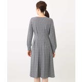 ジオメトリックプリントジャージワンピース/洗える/WEB限定サイズあり | OFUON | 詳細画像22 