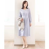 ジオメトリックプリントジャージワンピース/洗える/WEB限定サイズあり | OFUON | 詳細画像7 