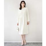 ウエストタックワンピース/洗える/WEB限定サイズあり | OFUON | 詳細画像1 