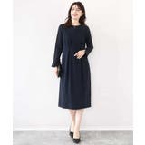 ウエストタックワンピース/洗える/WEB限定サイズあり | OFUON | 詳細画像3 