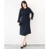 ウエストタックワンピース/洗える/WEB限定サイズあり | OFUON | 詳細画像5 