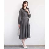 プリーツジョーゼットワンピース/洗える/WEB限定サイズあり | OFUON | 詳細画像10 