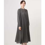 プリーツジョーゼットワンピース/洗える/WEB限定サイズあり | OFUON | 詳細画像15 