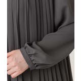 プリーツジョーゼットワンピース/洗える/WEB限定サイズあり | OFUON | 詳細画像20 