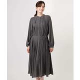 プリーツジョーゼットワンピース/洗える/WEB限定サイズあり | OFUON | 詳細画像25 